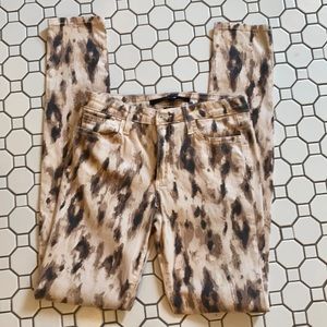 Joe’s skinny leopard print pants 27